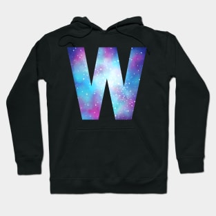 Letter W galaxy Hoodie